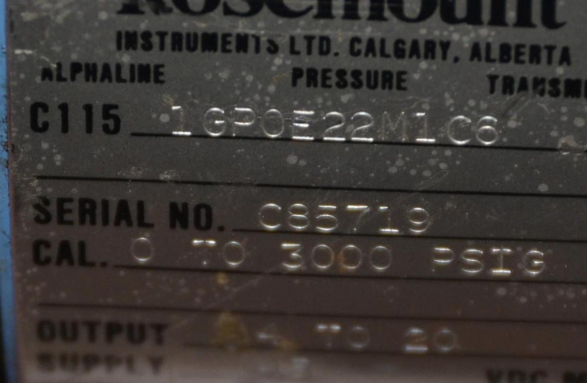 Used FISHER ROSEMOUNT TRANSMITTER C1151GP0E22M1C6 C115 1GP0E22M1C6