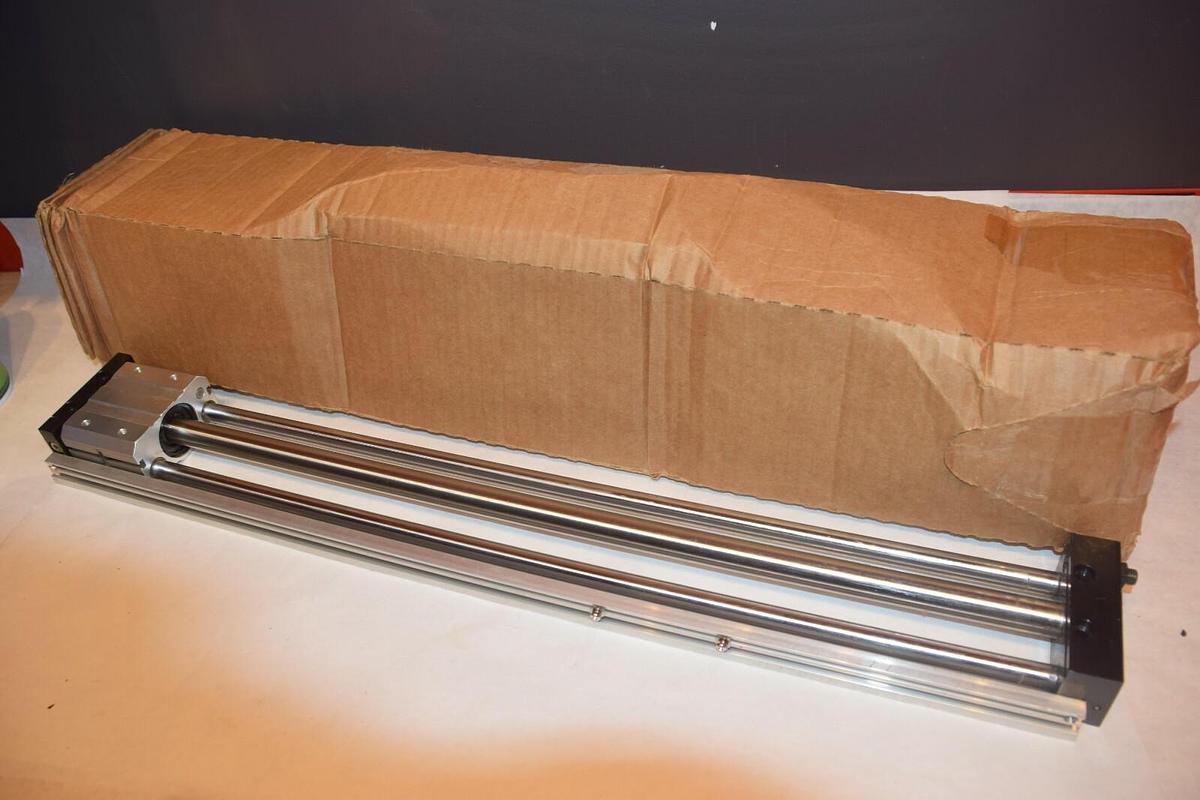 NEW SMC L-CDY1S15H-500 J5040/91 5.5kgf/cm2 RODLESS PNEUMATIC CYLINDER SLIDE