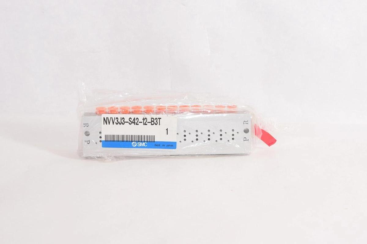 (NEW) SMC NVV3J3-S42-12-B3T NVV3J3S4212B3T Manifold