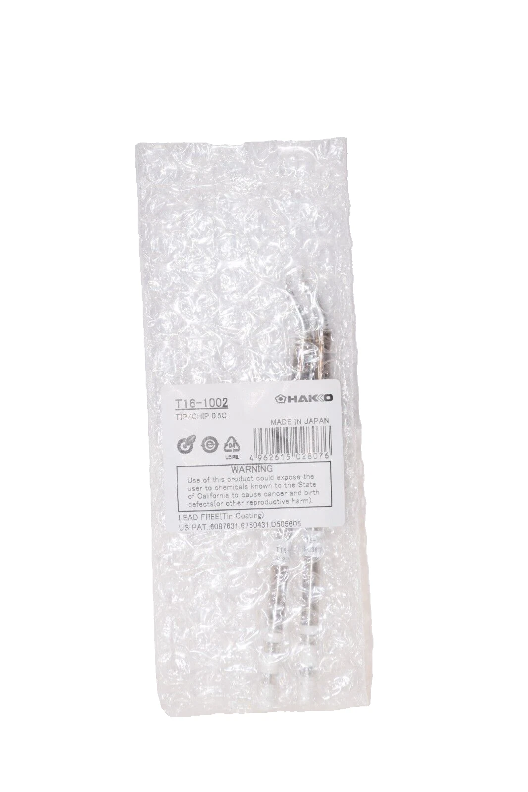 (NEW) HAKKO T16-1002 0.5mm wid Chip Desoldering Tweezer