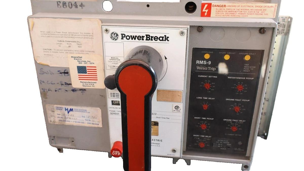 Refurbished GE General Electric Circuit Breaker Power Break 800A Amp TP88SSZ TR8S500