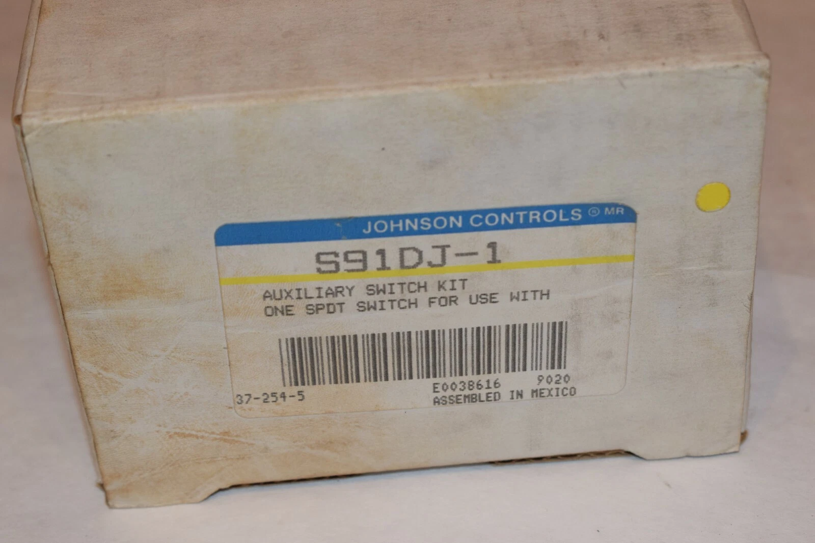NEW JOHNSON CONTROLS S91DJ-1 S91DJ1 AUXILIARY SWITCH KIT