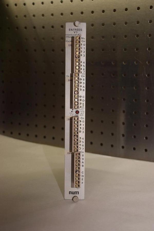 Used NUM SORTIES Entrees V3 Card  201182  (for 750 NUM)