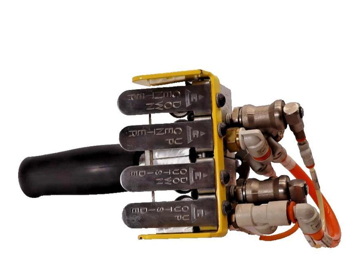 Used Gorbel 88810 4-Lever Soft Touch Air Pneumatic Control Handle Hoist Pendant