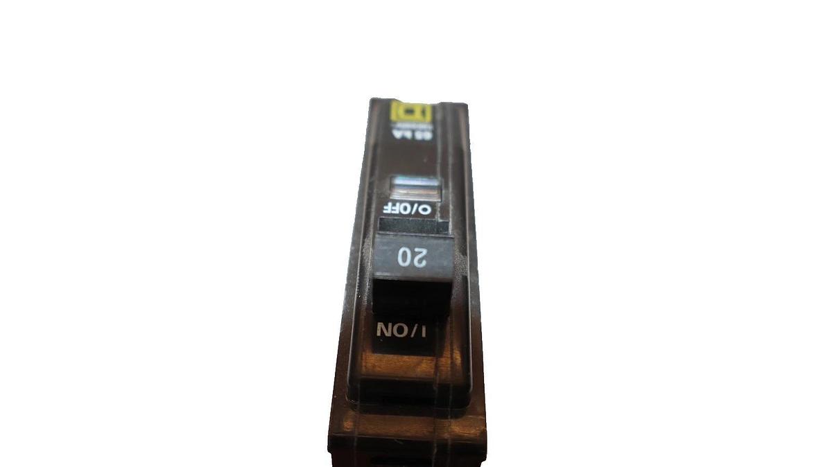 Used Square D Circuit Breaker 20A 20 Amp QHB120 1p 1  Pole (Lot of 5)
