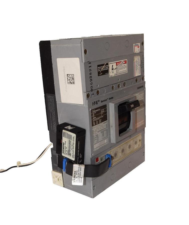 Used Siemens I-T-E Sentron Breaker 200a SHJD69200NGTH SHJD6 600v 3p 200 Amp Trip
