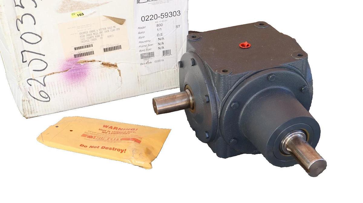 Hub City Gear Box Speed Reducer 0220-59303 800 1:1 D,E ST USA (NEW)