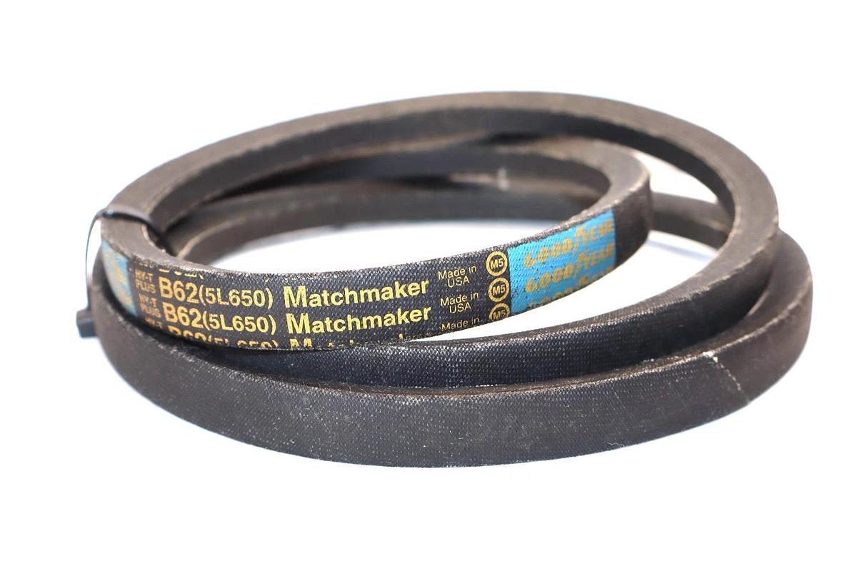 Goodyear B62 , B-62 , 5L650 HY-T Plus Matchmaker V-Belt USA (New)