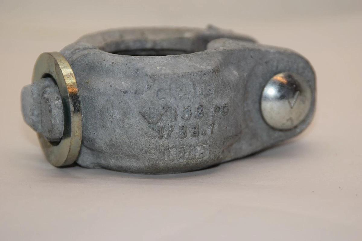 (NEW) VICTAULIC 1/33.7 1" Style 108 Firelock Galvanized Rigid Coupling