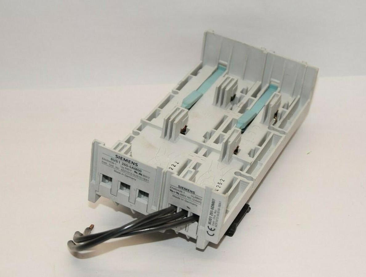 Used SIEMENS 8US1 260-5AM00 8US1 251-5DM07 Busbar Adapter