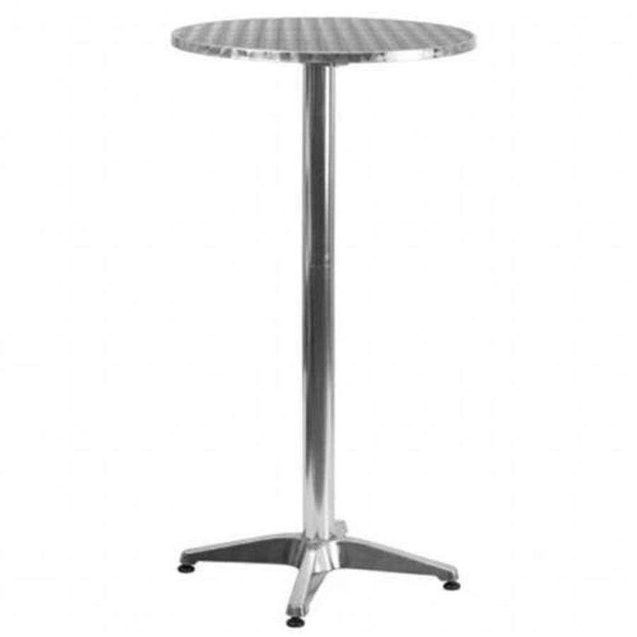 Belnick Metal Patio Outdoor Bar Table Aluminum Mellie 23.25" Round TLH-059A-GG