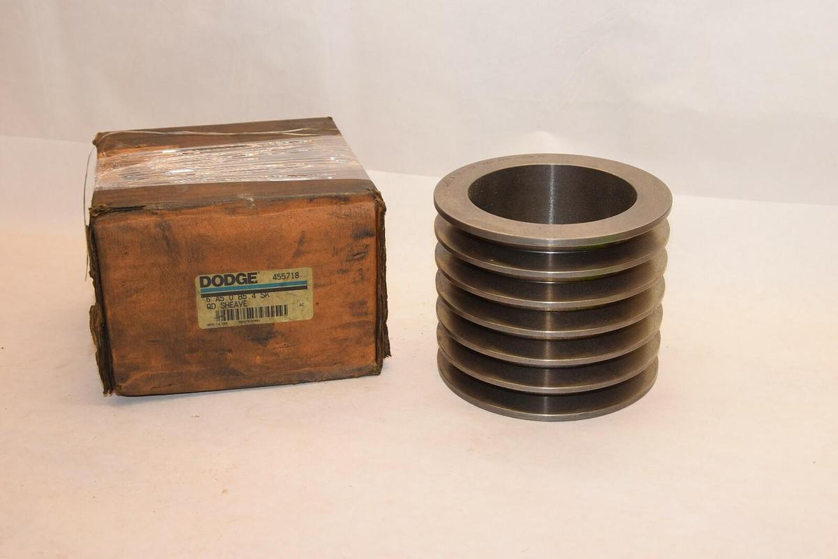 (NEW) DODGE 6/A5.0 B5.4-SK 6 A5.0 B5.4 SK 455718 4450rpm 6 Groove QD Sheave