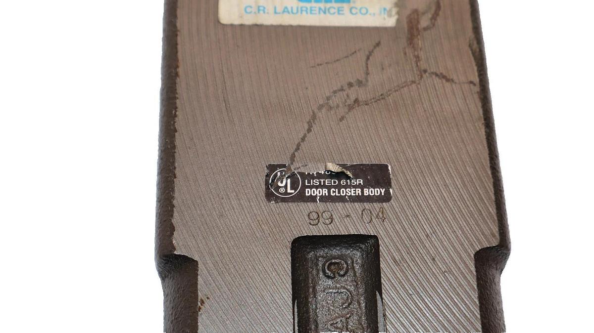 C.R. Laurence Co. Hold-Open Overhead Concealed Door Closer Body 99-04 615R (New)