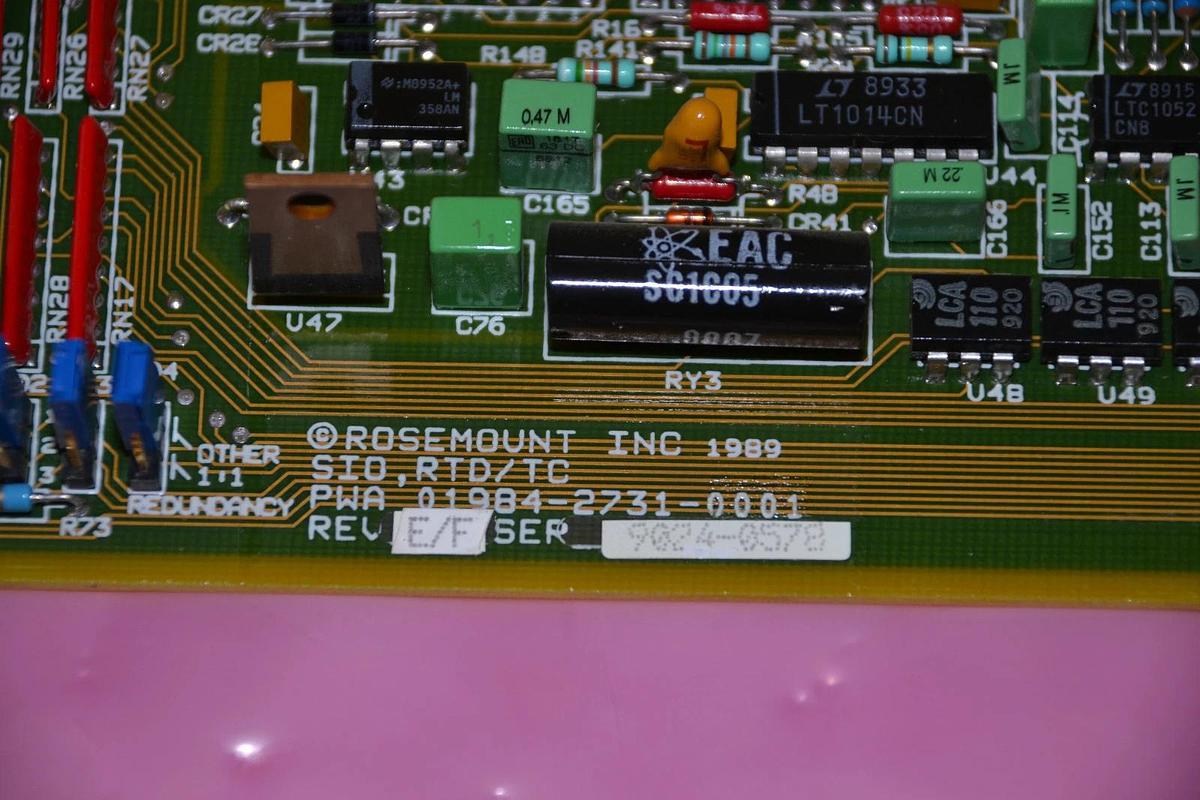 Used FISHER ROSEMOUNT CIRCUIT BOARD 01984-2731-0001 01984 2731 REV.E/F 9024-0578