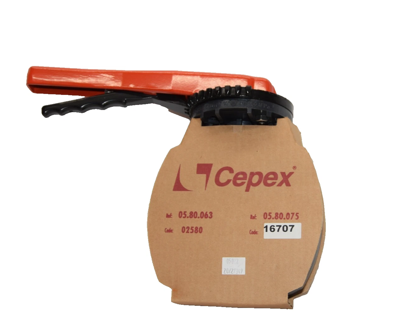 CEPEX Butterfly Valve 16707 CPX16707 D63-75 DN 2-1/2" 1.0 MPa PVC NEW