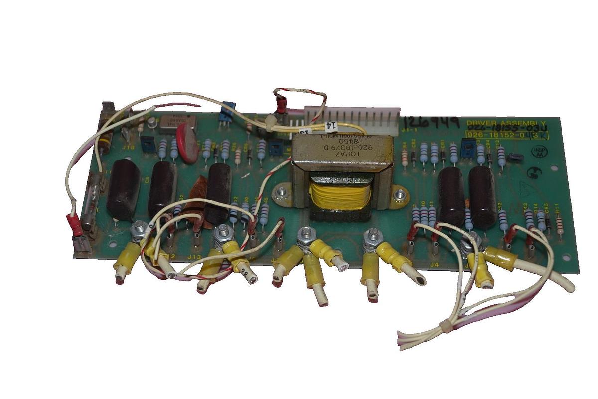 Used TOPAZ BOARD DRIVER ASSEMBLY 926-18152-04PSK 926 18152 04PSK 9261815204PSK