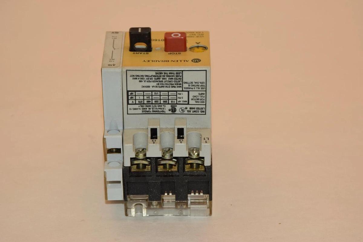 Used ALLEN BRADLEY Manual Starter 140-MN-0160 140MN0160 SerB 1.6A 690vac (Lot of 12)