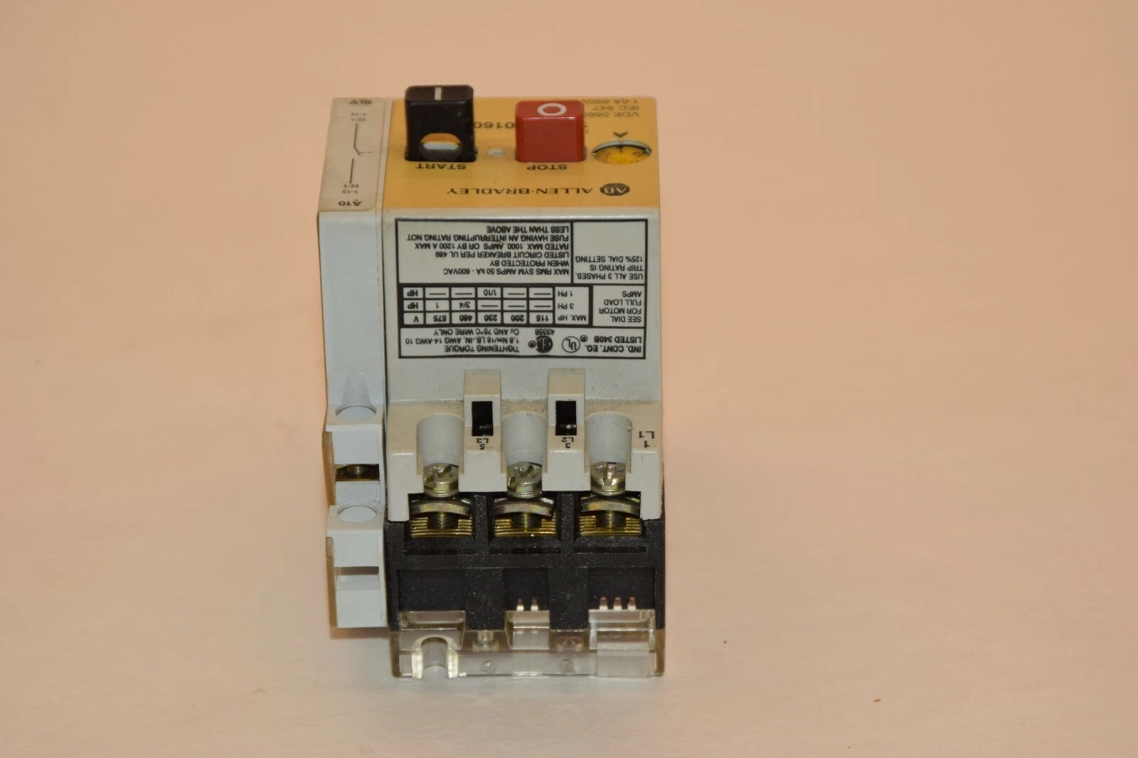 Used ALLEN BRADLEY Manual Starter 140-MN-0160 140MN0160 SerB 1.6A 690vac (Lot of 12)
