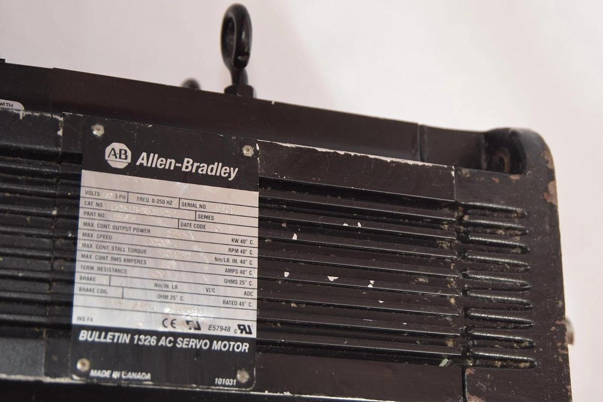 Used ALLEN BRADLEY 1326AB-B515E-21-L , 163831 460V 3PH 2.44kW 3200rpm Servo Motor