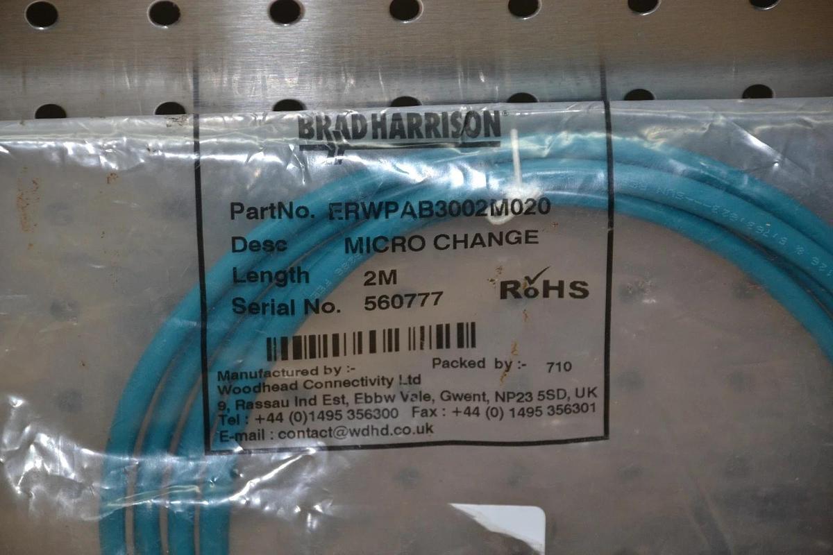 BRADHARRISON ERWPAB3002M020 MICRO CHANGE CORDSET NEW