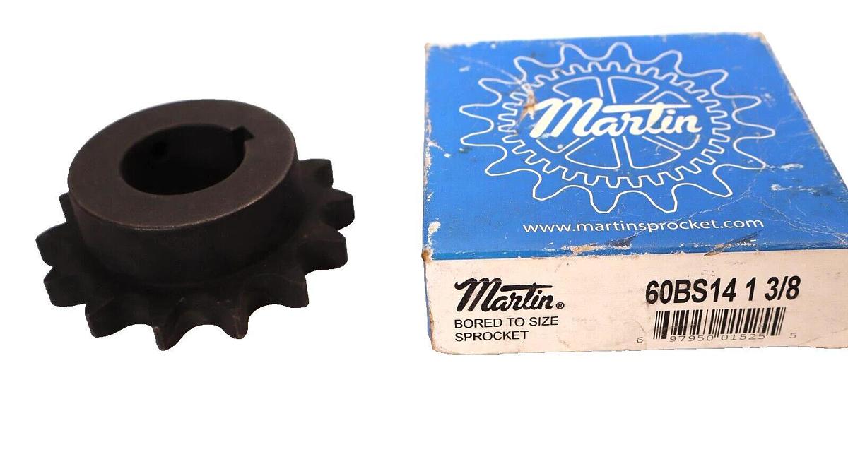 (NEW) MARTIN 60BS14 1-3/8" Bore Sprocket
