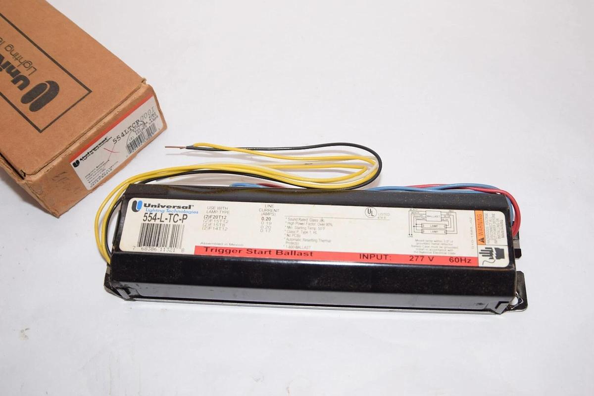 (NEW) UNIVERSAL LIGHTING TECHNOLOGIES 554-L-TC-P Trigger Start Ballast