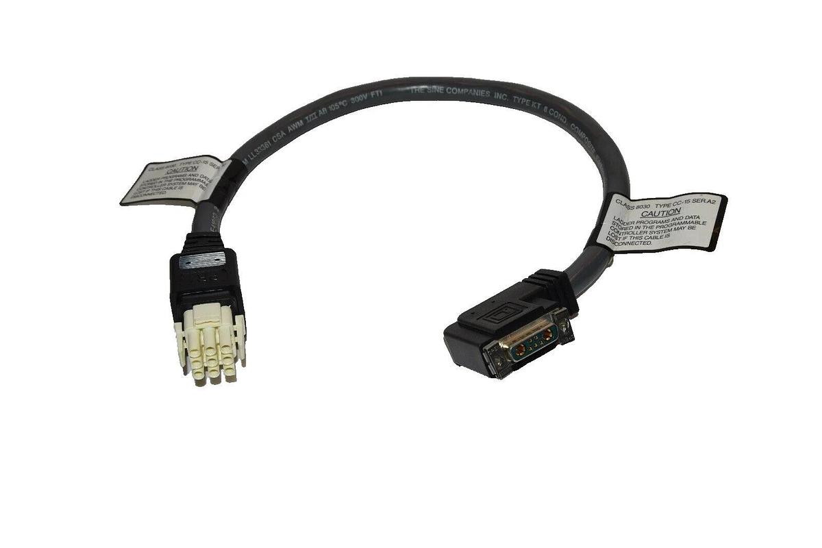 Used Square D Symax power supply Cable 8030 CC-15  A2  PR1 L33361 for PS25 PS35