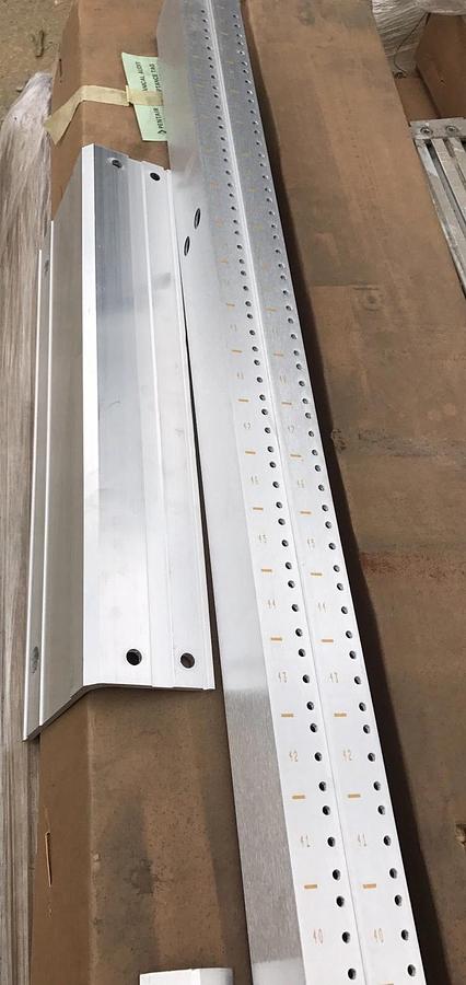 Hoffman EVR19FM58U Open LAN Rack, Equipment Rack  19"x 9', 58U, Mill Finish