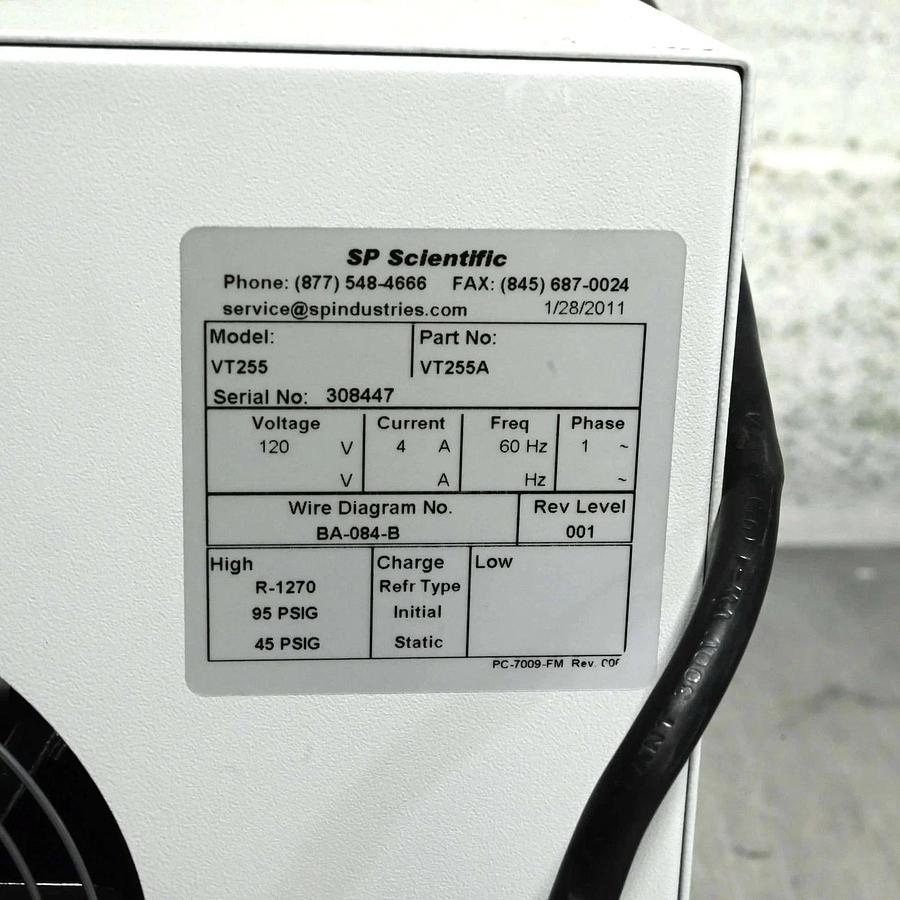 Used Sp Industries VT255A FTS Vapor Trap 1ph 120v-ac