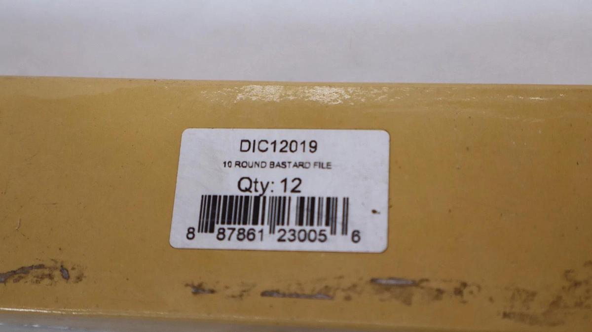 10" Bastard File Round 250mm DIC12019 (New - Box of 12)