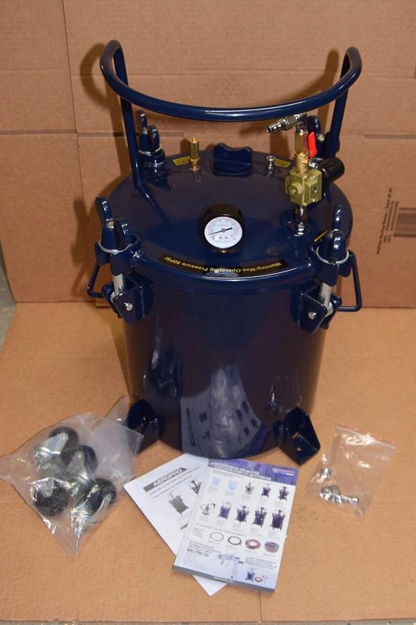 (NEW) TCP GLOBAL 8363H 20L / 5Gal Hand Mixing Paint Pressure Tank
