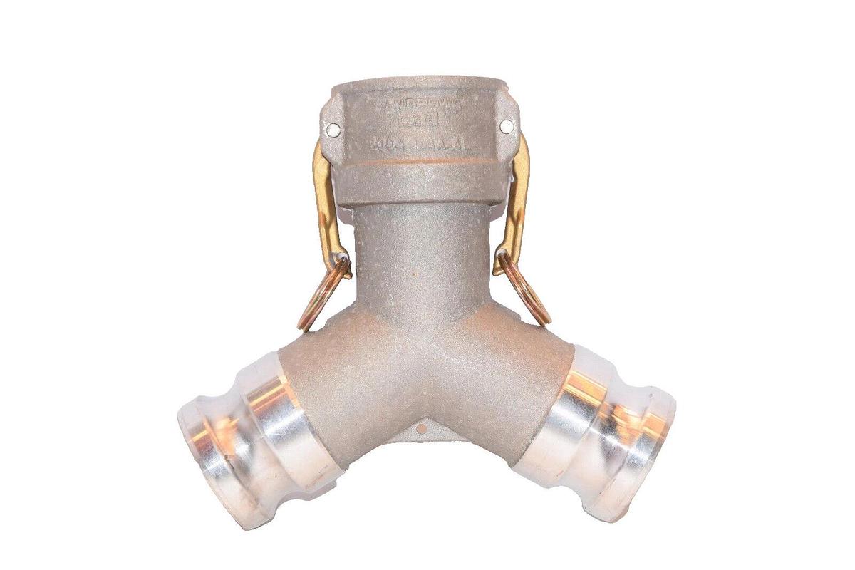 (NEW) DIXON / ANDREWS 200-Y-DAA-AL 02R 2" Y Adapter