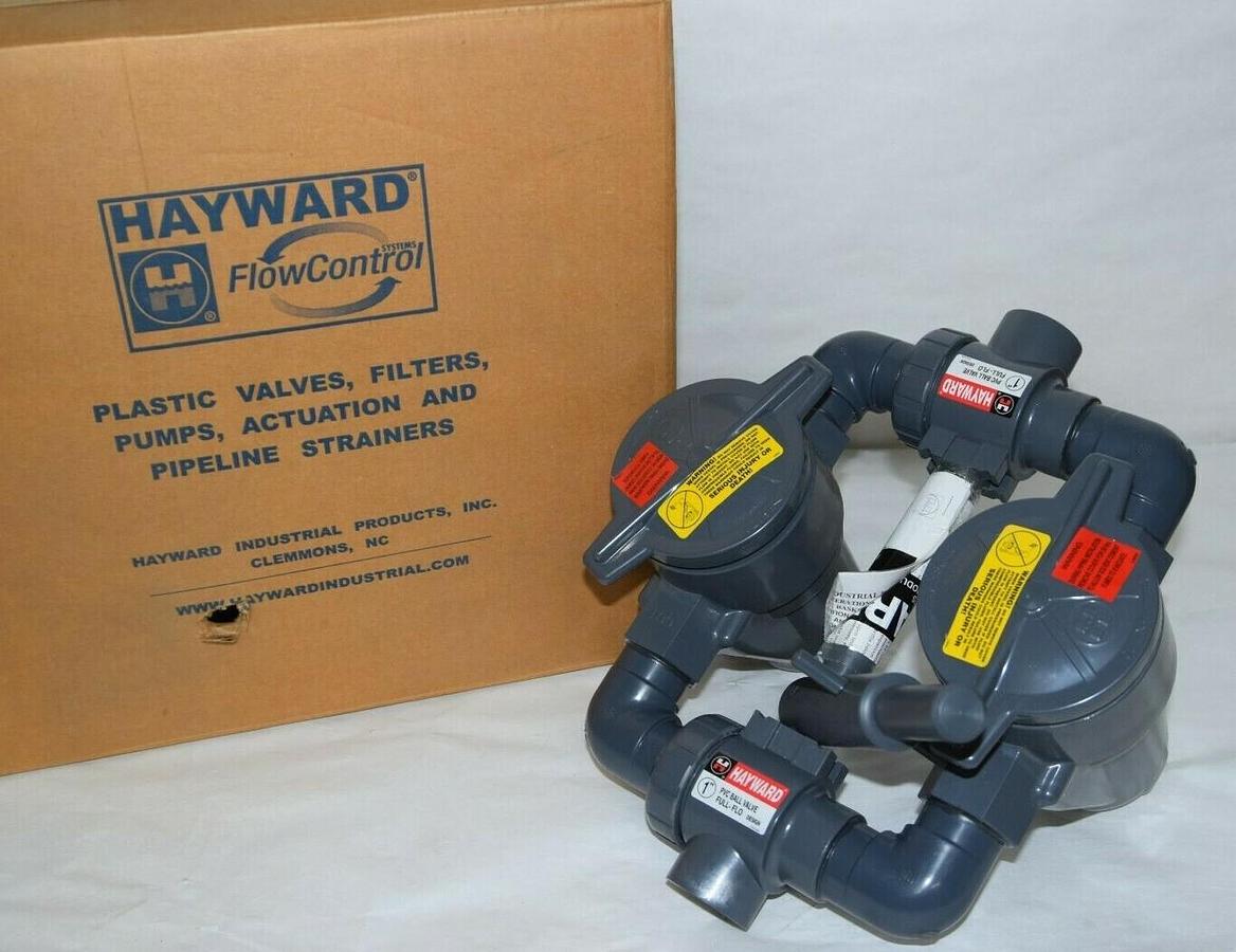 (NEW) HAYWARD  DS10050F 1/2” PVC Duplex Basket Strainer (Baskets not Included)