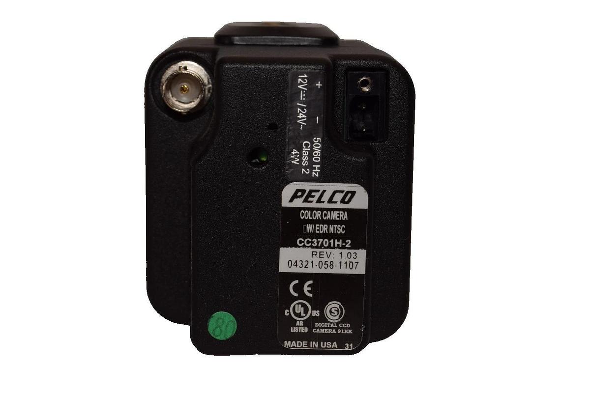Used Pelco CC3701H-2 Color Camera With Computar 5-13.2mm 1/2" Lens