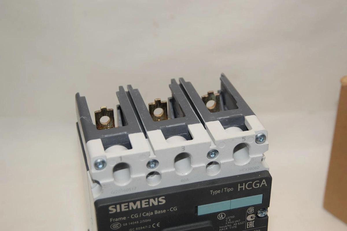 Siemens HCGA 60A 60 Amp A Breaker HCX3B060 3VL1106-2KM30-0AA0 (NEW Takeout)