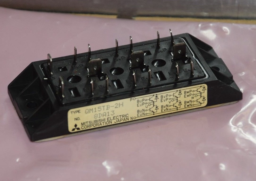 Used MITSUBISHI QM15TB-2H, IGBT POWER MODULE QM15TB2H