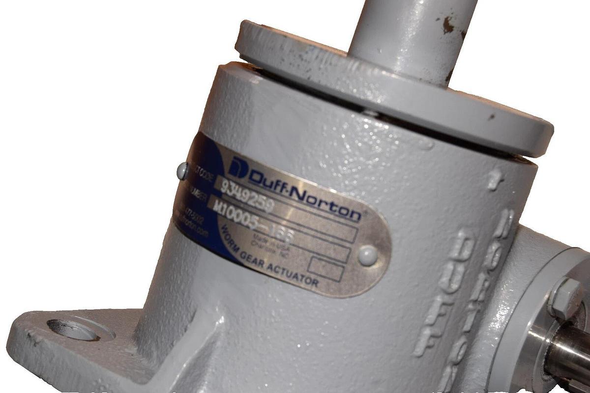 (NEW) DUFF-NORTON M10005-166 M.10005-166 3/4" Shaft Worm Gear Actuator