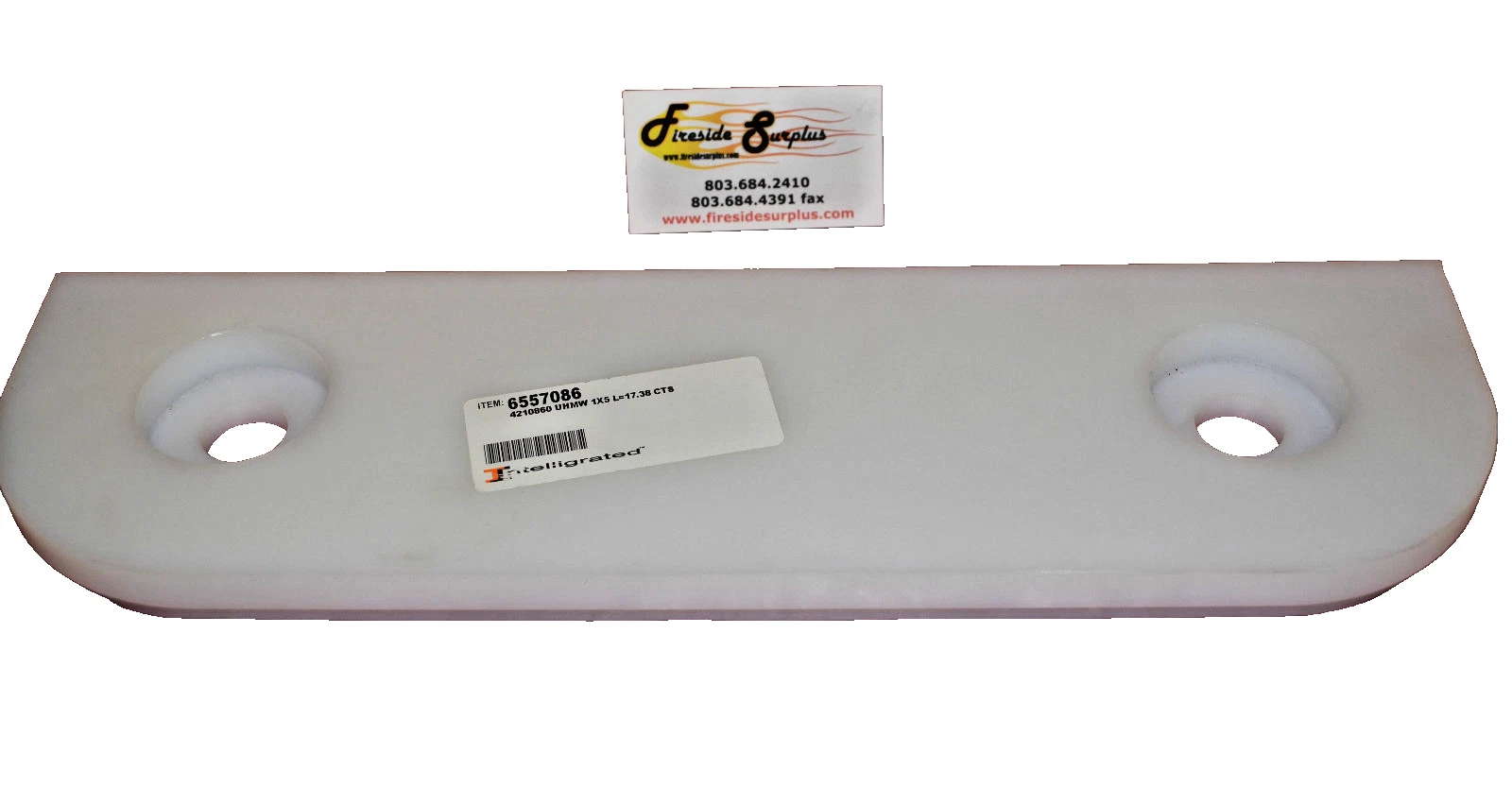 Intelligrated Chain Guide 6557086 Conveyor 4210860 UHMW 1x5 L=17.38 CTS NEW