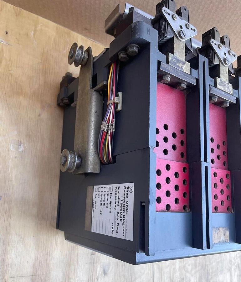 Used Westinghouse SPB100 Pow-R-Breaker Ins Case Breaker Frame 800a  Plug 8SPB600 600a