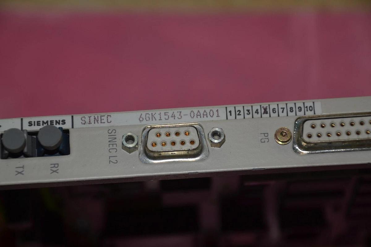Used Siemens 6GK1543-0AA01 Communication Processor Module Simatic S5 Sinec 6GK1 543