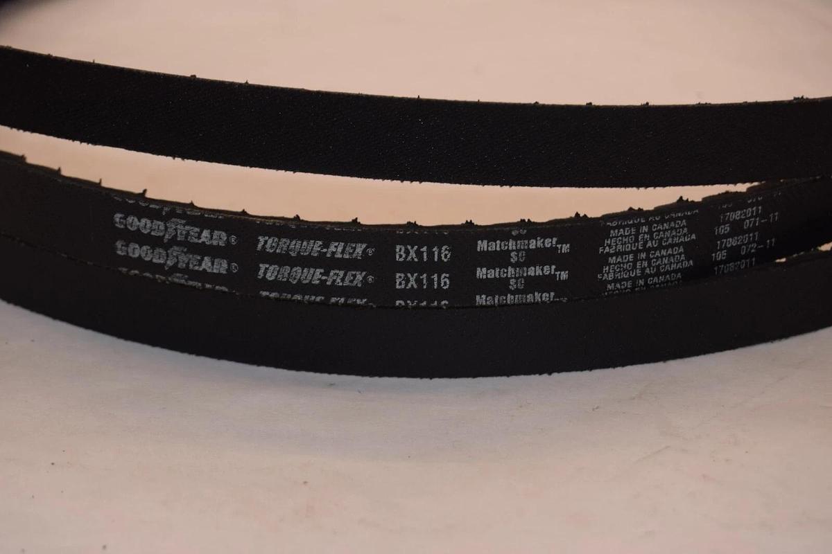 (NEW) GOODYEAR BX116 Torque-Flex Cogged V-Belt
