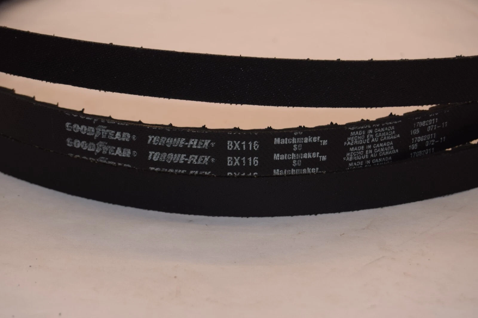 (NEW) GOODYEAR BX116 Torque-Flex Cogged V-Belt