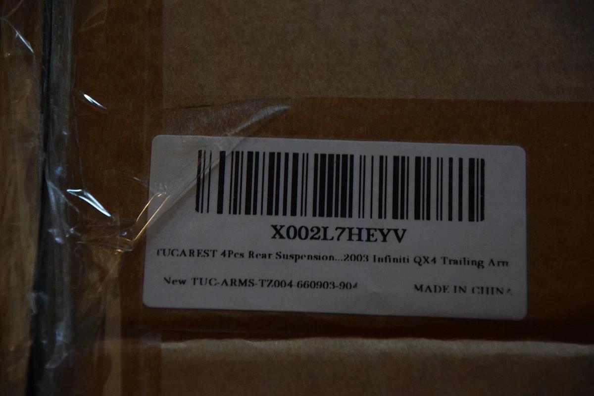 for TUCAREST Tuc-Arms-TZ004-660903-904 4pc Rear Suspension Trailing Arm (NEW)