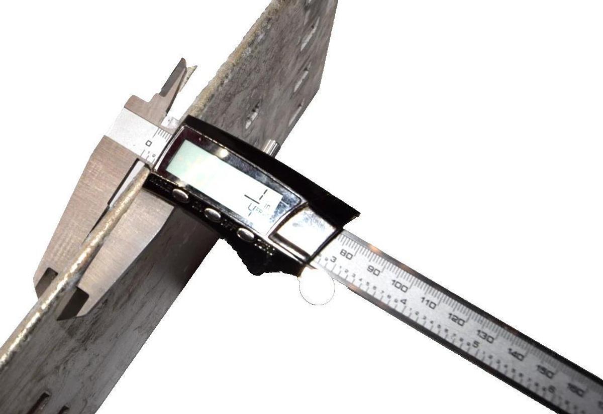 Used 21-1/2" x 6" x 1/4" Aluminum Bus Bar Plate Stock Busbar buss bar