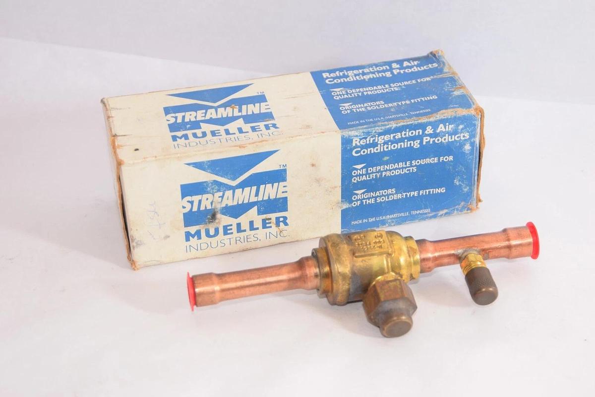 (NEW) MUELLER A 17461 A17461 1/2" OD Streamline Bi-Directional Ball Valve
