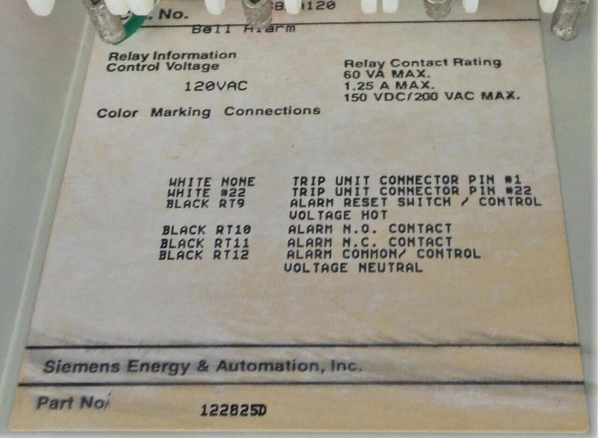 (New) Siemens SBS1600 SBS2016 Breaker 1600 AMP 600VAC