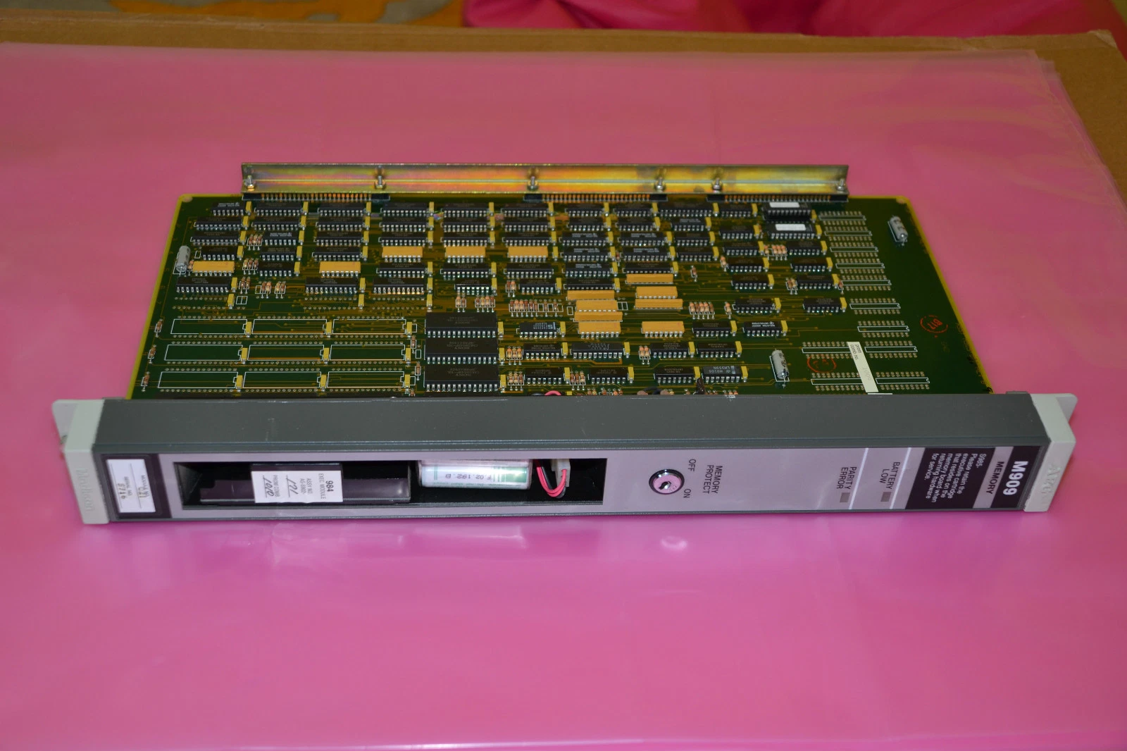 Used Modicon Gould Memory Board M909-000 M909 000 M909000 REV.BI