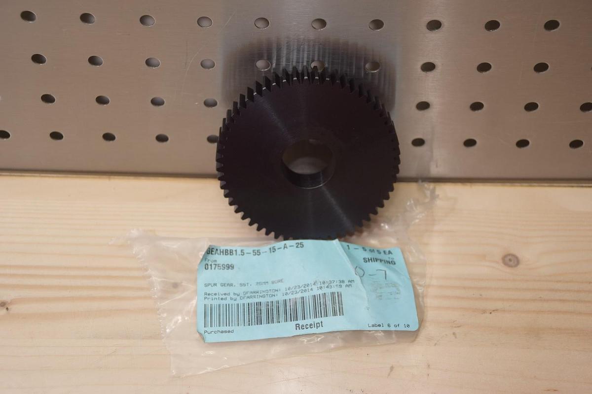MISUMI GEAHBB1.5-55-15-A-25 55T 25mm BORE SPUR GEAR NEW