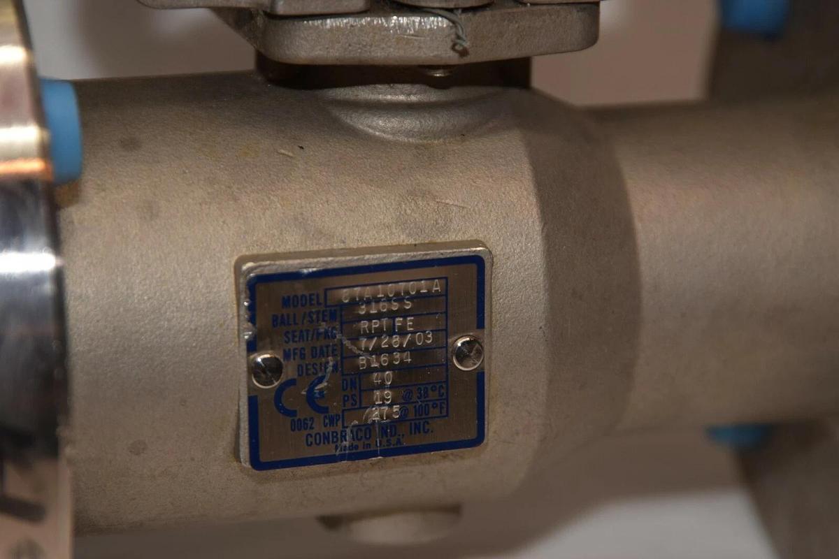 (NEW) COMPAC TORQUE CTD Actuator Size 30 87A10701A 1-1/2" Stainless Ball Valve