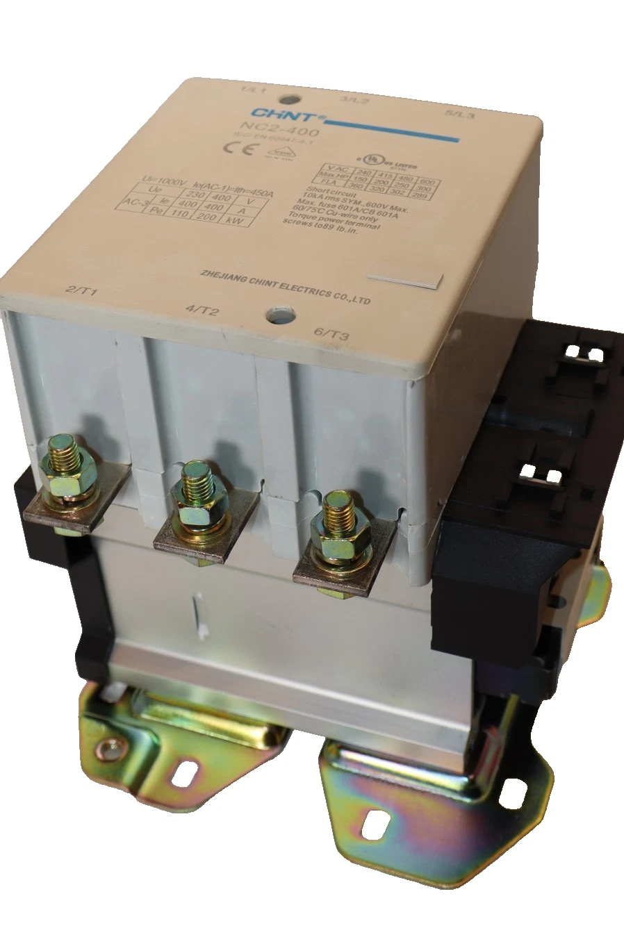 (NEW) CHINT NC2-400 NC2400 NC2.400 120V 50/60Hz AC Contactor